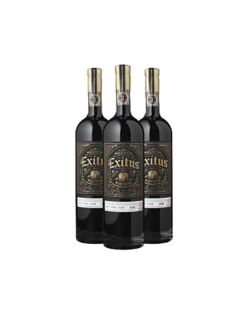 2017 Exitus Bourbon Barrel Aged Red Wine 3 Btl Pack